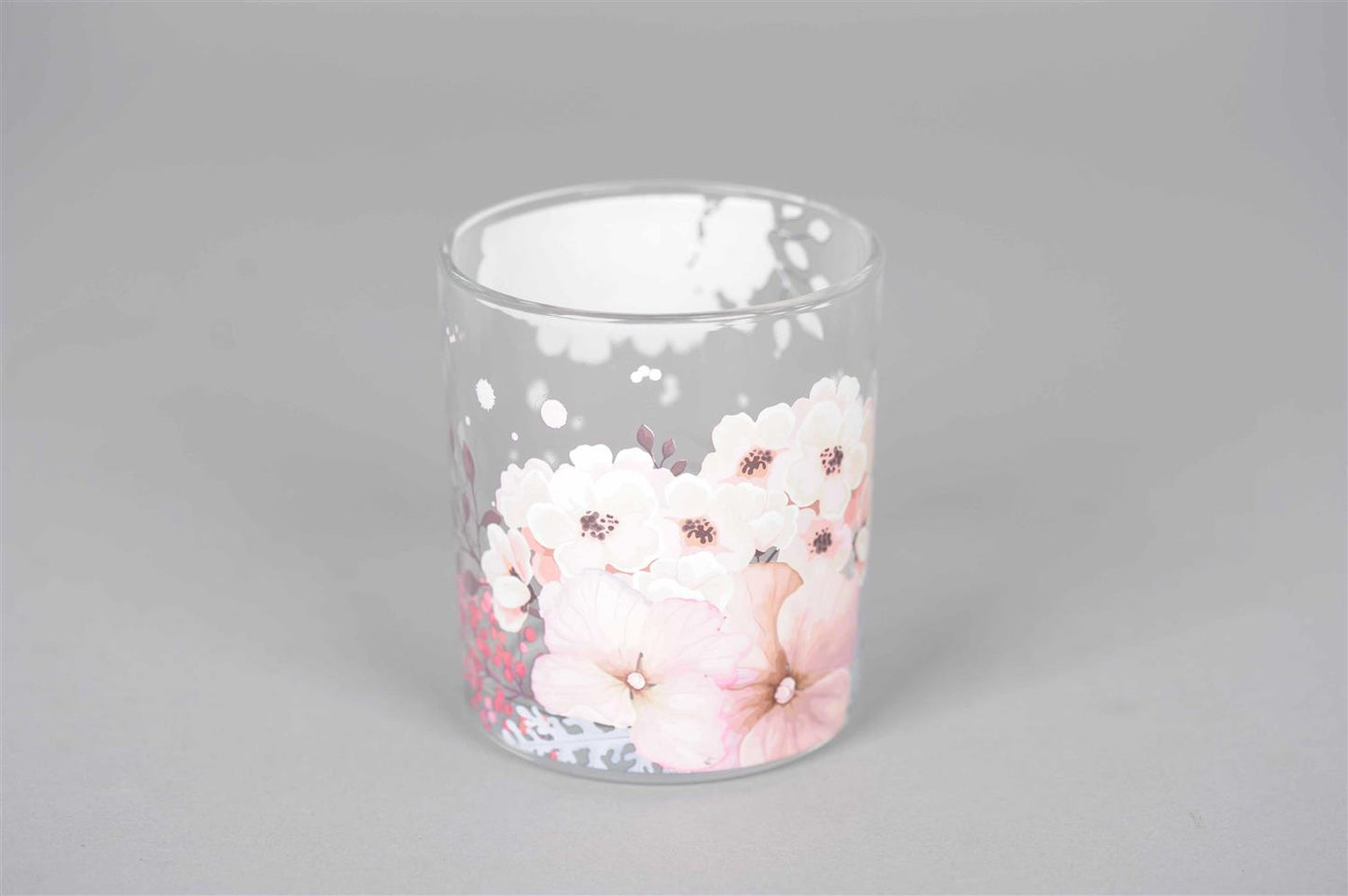 Wit glazen votief 'Plum blossom'