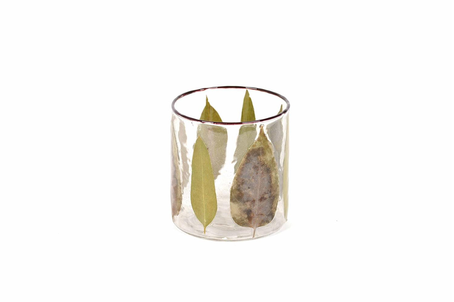 Glazen votief (windlicht) 'Weeping willow'