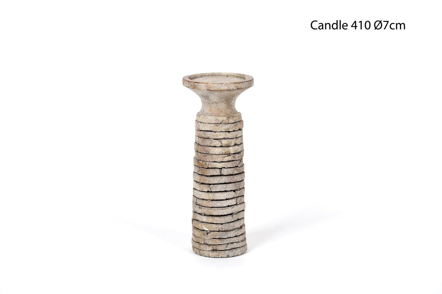 Kaarsenhouder cement 'Lamella'