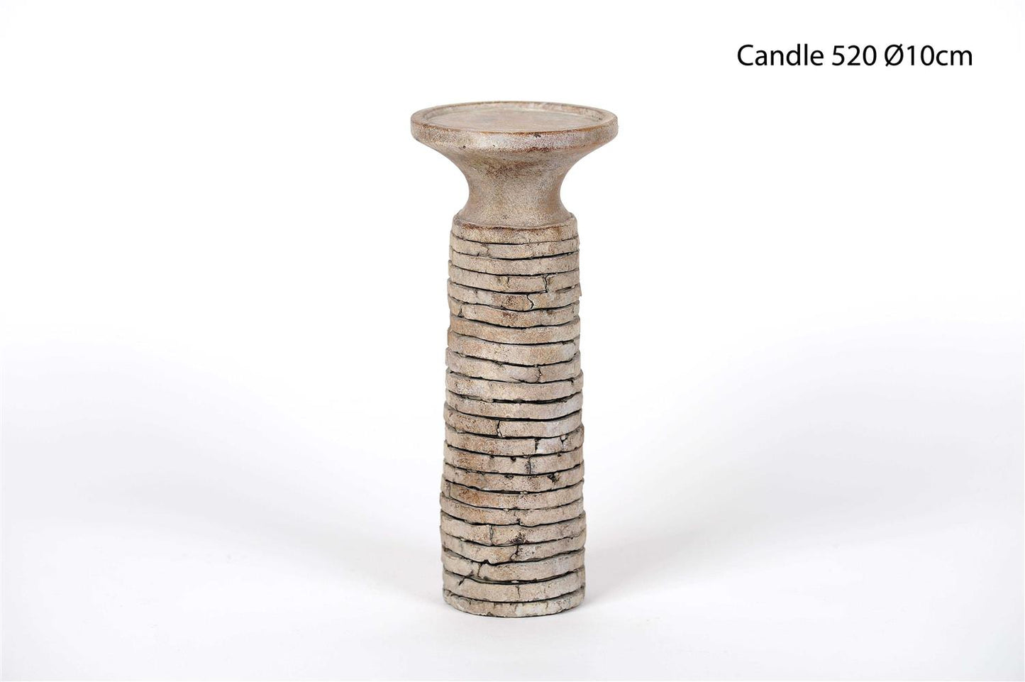 Kaarsenhouder cement 'Lamella'